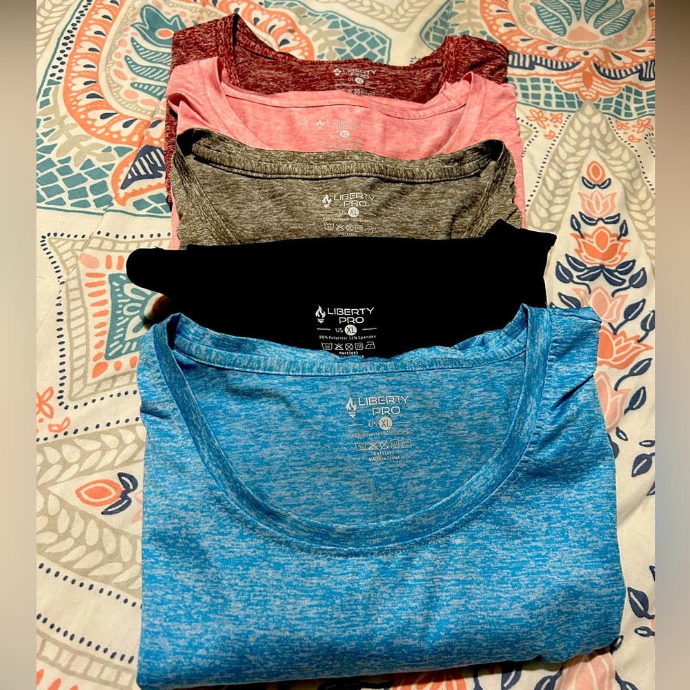 5 Pack Exercise Shirts